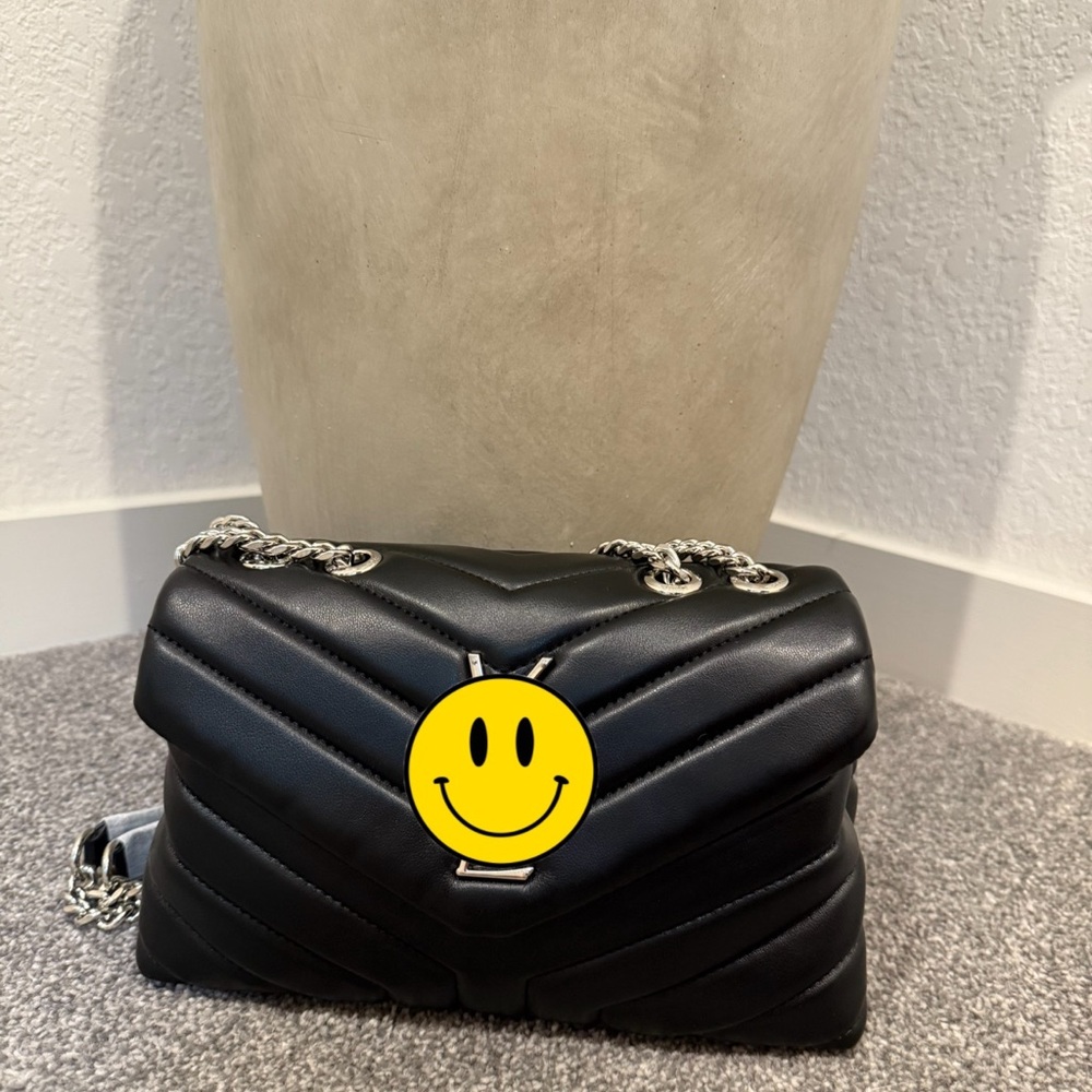 LouLou Inspired Black Shoulder Bag (Small)